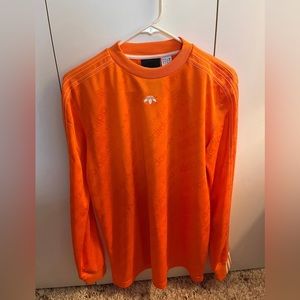 Alexander Wang x Adidas Long Sleeve Orange - Size Small Soccer Jersey